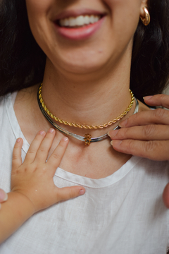 Choker Cordão Baiano Dourado - comprar online