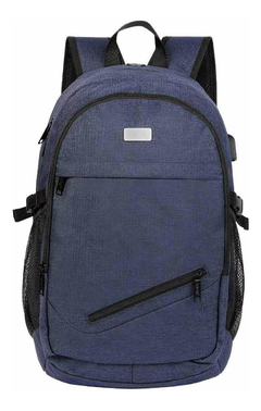 Mochila Porta Laptop Poliester Salida Usb Slavon - comprar en línea