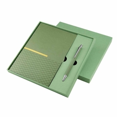 Set Libreta Pasta suave Boligrafo Metalico Caja regalo zegno en internet