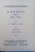 Numeros Hasta Ruth - Autor: B. H. Carroll. Dd..ll..d; (1970) [usado]
