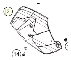 Plastico Spoiler Cubre Protector Motor Ktm 790 Der/izq - tienda online