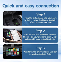 Carlinkit Adaptador Inalambrico Carplay Android Auto Ultimo - comprar online