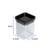 Mini Pote Hermetic Lumini Quadrado Black 180 ML na internet