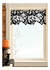 Cortina Halloween Morcego Preta 1,52 X 51 Cm Decorativo - Interlar