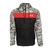 Jaqueta Under Armour Sportstyle Camo Corta Vento Masculino - Preto e Vermelho