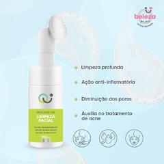 Mousse de limpeza facial 100mL - comprar online