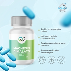 Magnésio Dimalato 300mg 60 doses - comprar online