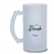 Caneca Chopp Dindo Nome Vidro Jateado 475ml