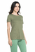 Camiseta Power Pocket Color - Verde Militar na internet