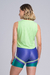 Regata Cropped Summer Dry - Verde Neon - Mulher Elástica | Moda Fitness
