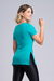 Camiseta Power - Verde Água - Mulher Elástica | Moda Fitness
