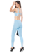 Top Run Confort Color - Azul Céu - Mulher Elástica | Moda Fitness