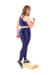 Legging Plus Size Karen Micro - Azul Marinho - comprar online