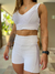 Bermuda Style - Branco - Mulher Elástica | Moda Fitness