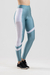 Legging Geo Assimétrica BF - Azul Suculenta - Mulher Elástica | Moda Fitness