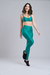 Legging Ziper Reflect - Verde Água