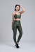 Kit Legging + Top Viés - Verde Militar