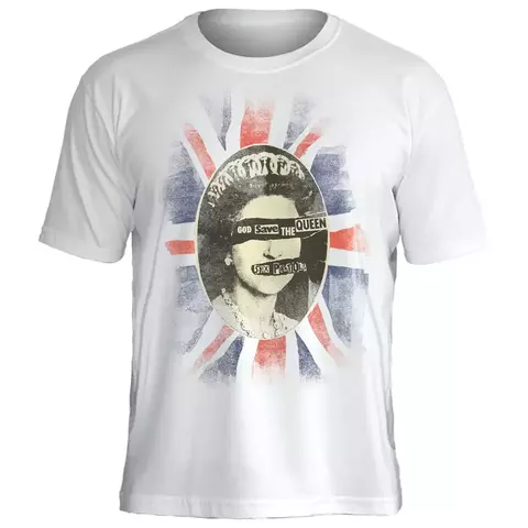 God save the queen camiseta sale