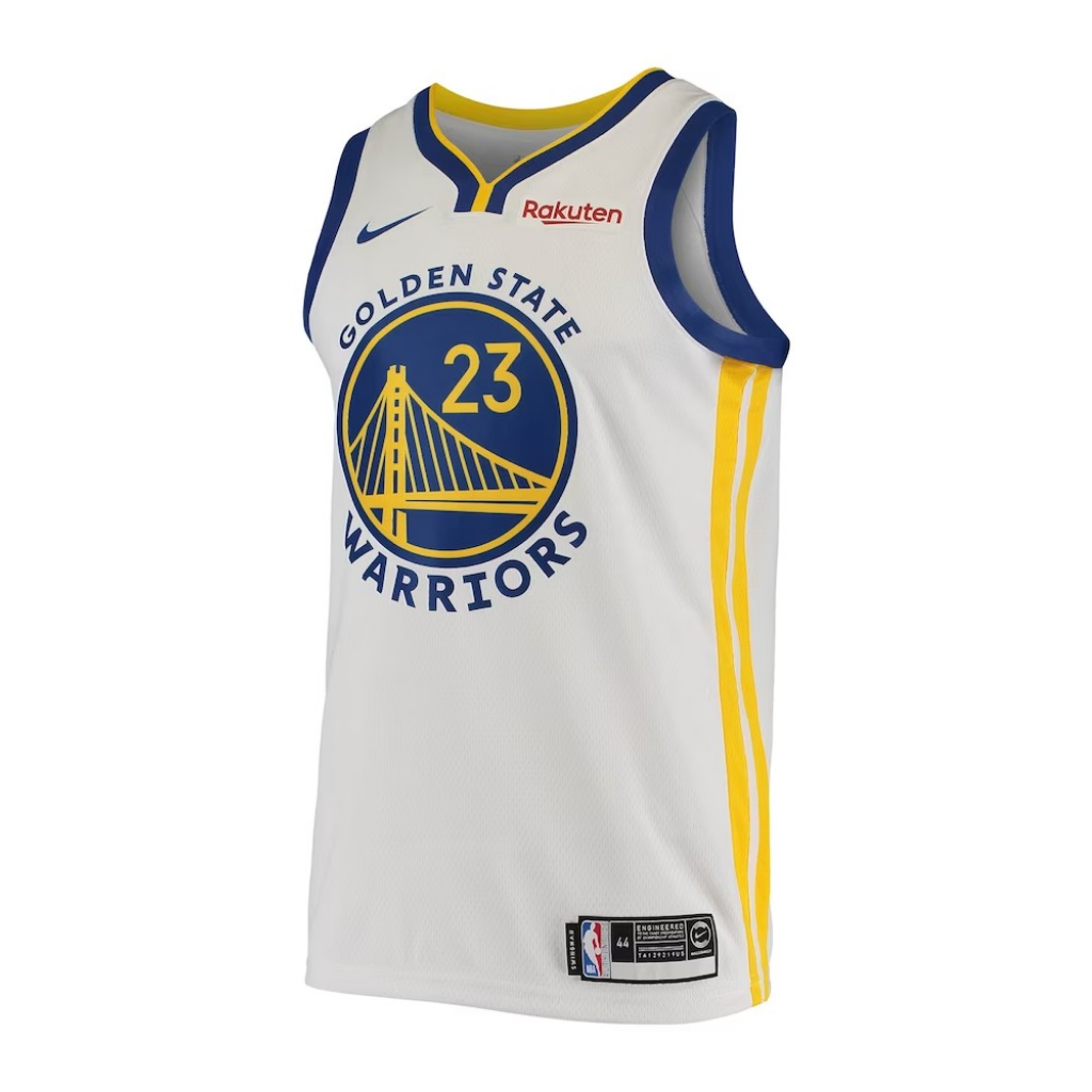 Camiseta NBA Golden State Warriors Association Edition 2023 2024 Branca Masculina Swingman