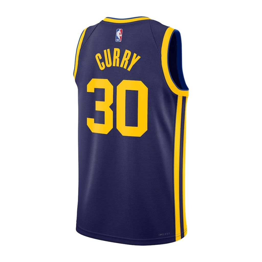 Camiseta NBA Golden State Warriors Statement Edition 2023 2024 Azul Masculina Swingman