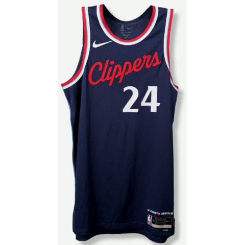 Camiseta Regata NBA Clippers 2024 2025 Azul Swingman Estilo e Confor
