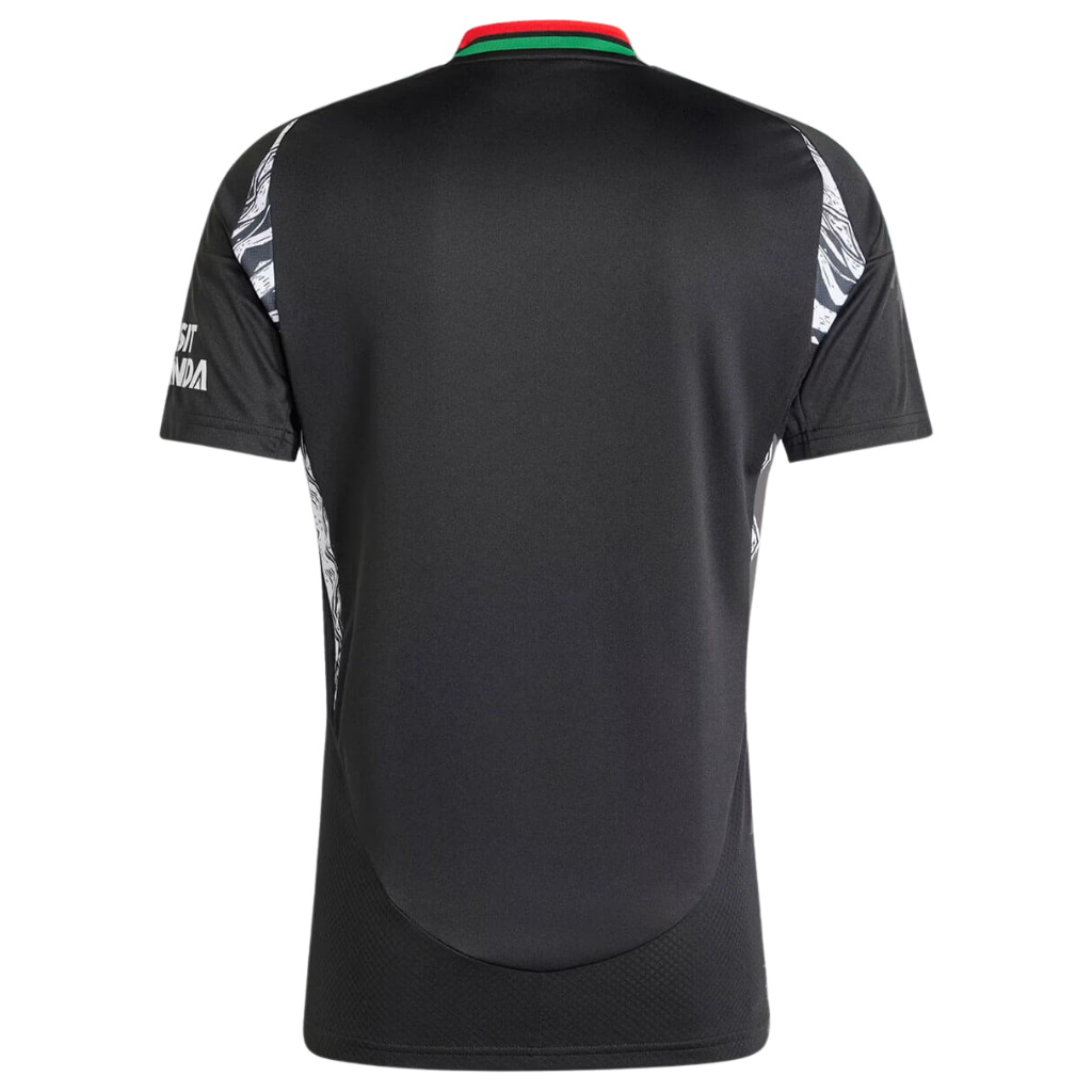 Camiseta Arsenal Visitante 2024 2025 Negra Aficionado Hombre Adidas