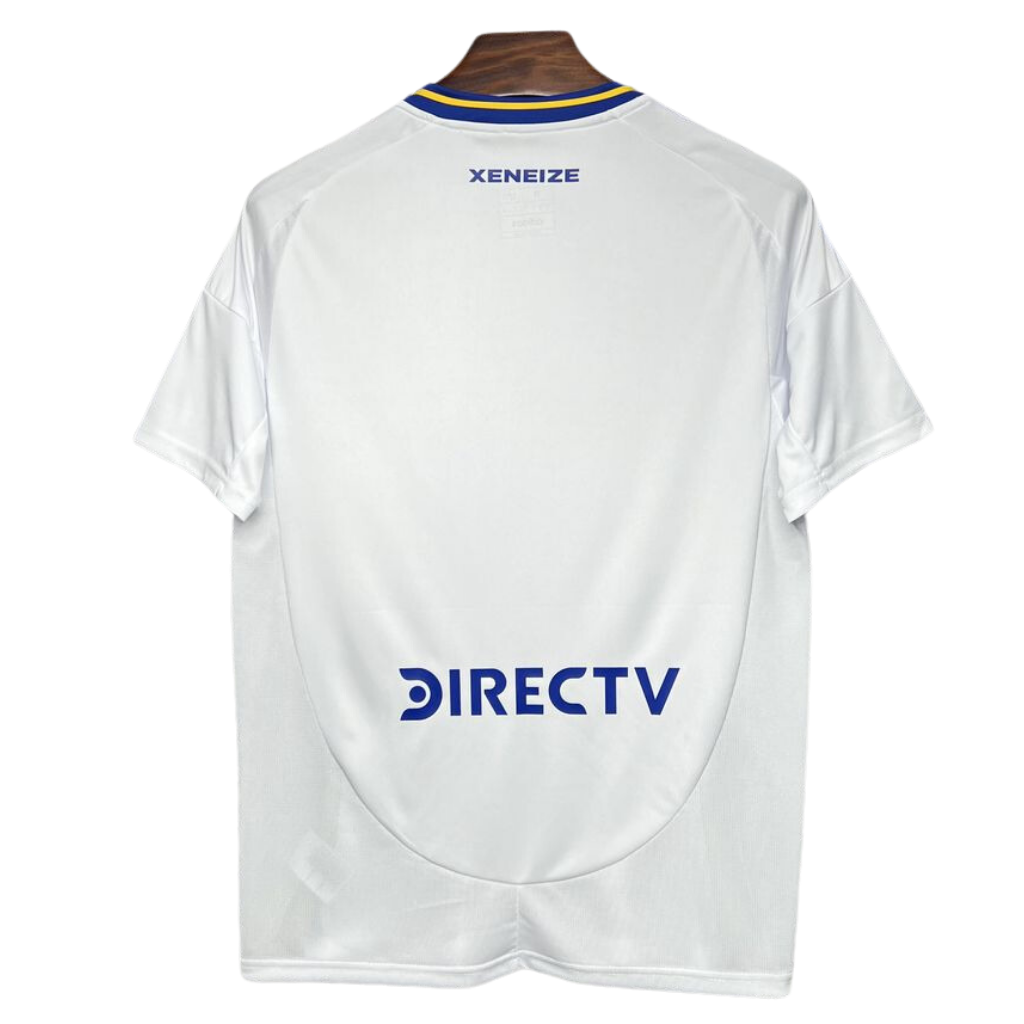 Camiseta blanca y azul sale