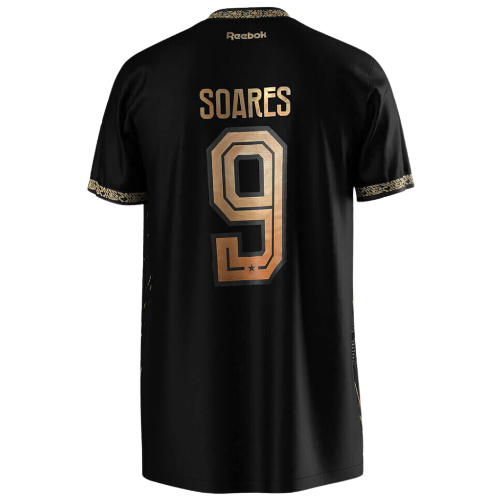 Camiseta Botafogo Away 24 25 Forjado en el Fuego Reebok Negro