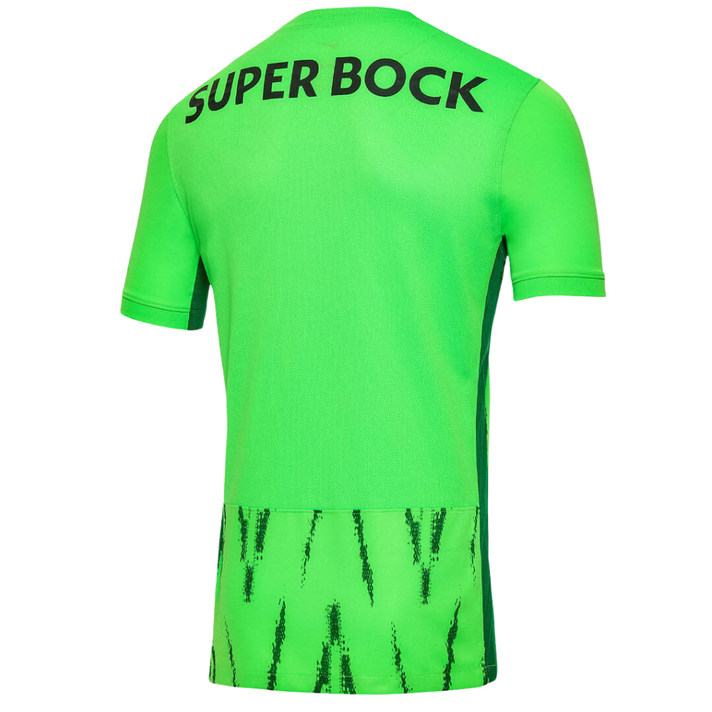 Camiseta Sporting Portugal Tercera 2024 2025 Verde Aficionado Hombre N
