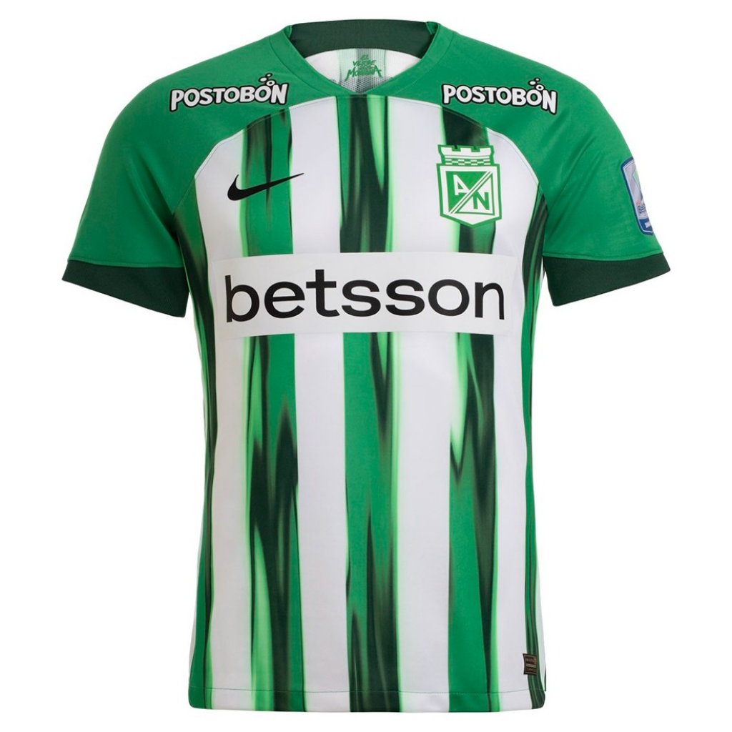 Atletico Nacional Away 24 25 Jersey Green and White Fan Men Nike