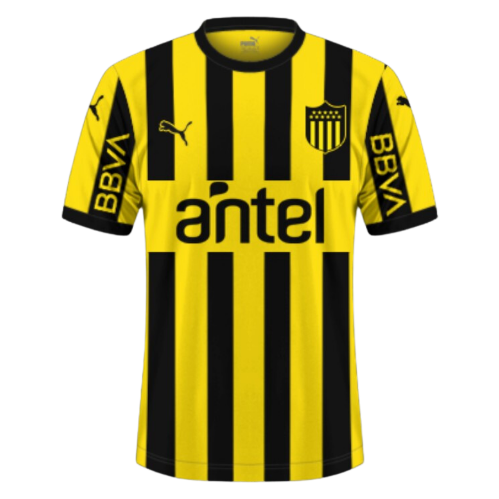 Camiseta Penarol Local 2024 2025 Negra y Amarela Aficionado Hombre Pum