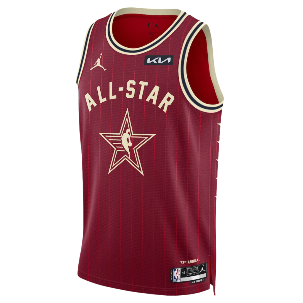 Camisa NBA All Star Game 2024 Unissex LeBron James Jordan Swingman