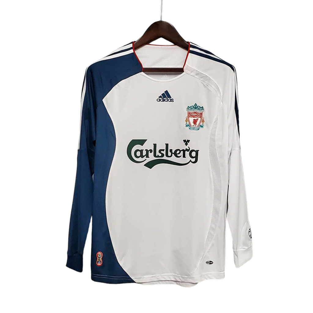 Camisa Liverpool Retrô 2006/2007 Branca - Adidas - Manga Longa