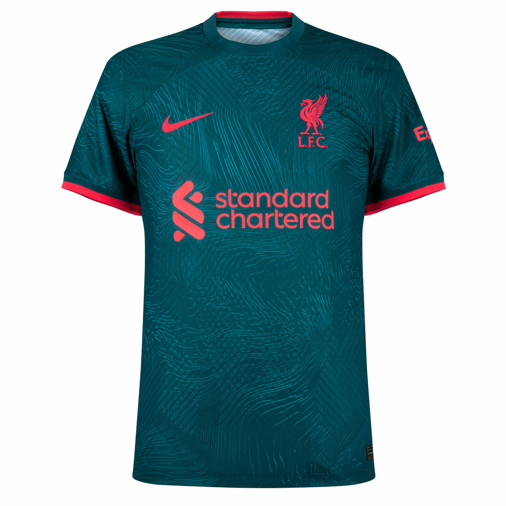 Camisa Liverpool Third 22/23 Torcedor Nike Masculina - Azul petróleo