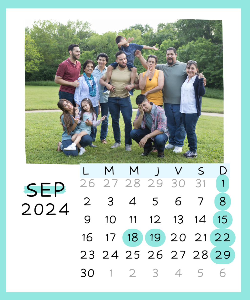 Calendarios personalizados 2024, Calendarios con Foto