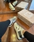 Tênis Vert Velcro Dourado e Branco Premium - Oliver Shoes