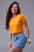 Cropped Amarelo Ouro