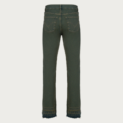 Calça jeans calhau verde - comprar online