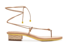 Flat Tiras Nude - comprar online