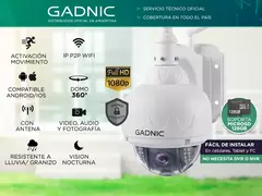 Cámara de Seguridad Gadnic Domo Motorizado IP WiFi Full HD Visión Nocturna - comprar online
