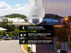 Cámara de Seguridad Gadnic Domo Motorizado IP WiFi Full HD Visión Nocturna - MundoSolar