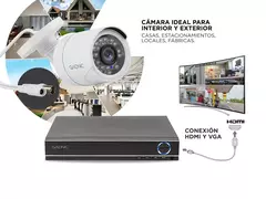 Cámaras de Seguridad x4 + DVR 8CH Gadnic SX14 Interior / Exterior IP CCTV Visión Nocturna 1Tb - tienda online