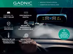 Monitor de presión de neumáticos Gadnic CS2 Carga de Energía Solar - comprar online