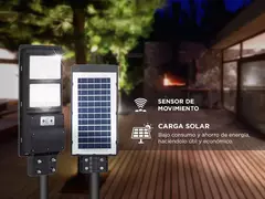 Reflector Solar Led 100w Gadnic S-LIGHT8 Con Sensor de Movimiento Para Exterior - MundoSolar