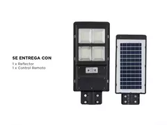 Reflector Solar Led 100w Gadnic S-LIGHT8 Con Sensor de Movimiento Para Exterior