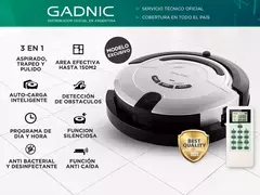 Aspiradora Robot Gadnic X550 Trapeadora 3 Modos 150m2 Aspira Trapea Pule - comprar online