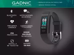 Smartband Gadnic R2 Bluetooth Watch Band Monitor Deportes - comprar online