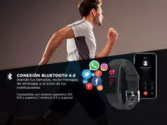 Smartband Gadnic R2 Bluetooth Watch Band Monitor Deportes - tienda online
