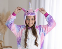 Pijama inverno plush de Unicórnio - Tamanho 7/8 e 11/12 anos - comprar online