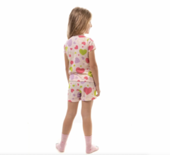 Pijama Infantil corações - comprar online